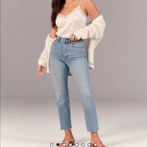 Curve love ultra high rise ankle straight jeans